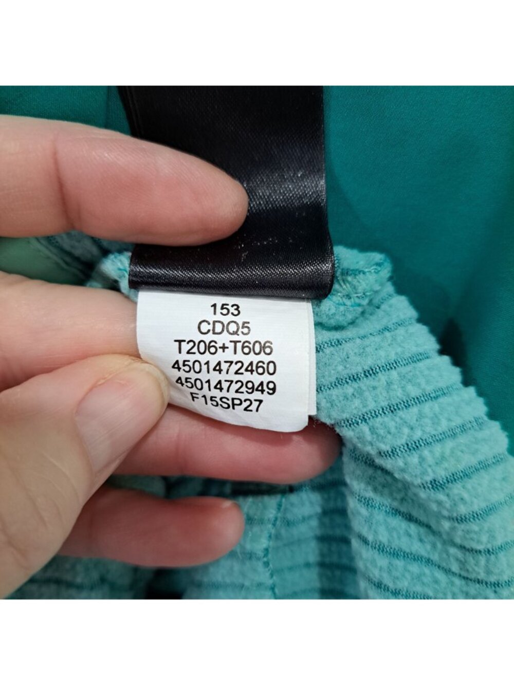 The North Face Womens Mountain Athletics Teal Green  Pullover Hoodie Small - Picture 8 of 10